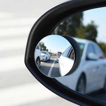 1 пара Автомобильных Круглых Выпуклых зеркал со Слепой зоной для Volvo S40 S60 S70 S80 S90 V40 V50 V60 V90 XC60 XC70 XC90
