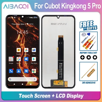AiBaoQi Абсолютно новый для Cubot KINGKONG 5 Pro Замена сенсорного экрана + ЖК-дисплея в сборе