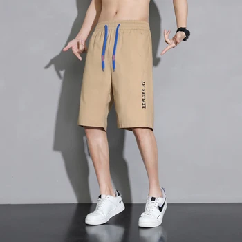 Летние шорты свободного кроя, уличная мода, мужские Японские повседневные брюки с прямыми штанинами, спортивные шорты из чистого хлопка большого размера 8Xl