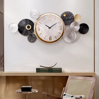 Кварцевые настенные часы большого размера, Новый дизайн, домашний декор, художественный механизм, стильные настенные часы, Большая кухня, бесшумные часы Relogio De Parede