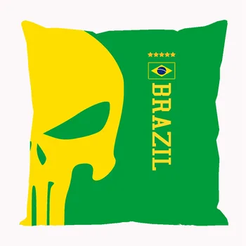 Наволочки с бразильским флагом 45x45 см, Бразильские патриотические 3DSquare, наволочки для дивана, домашнего декора, гостиной, спальни, подарок