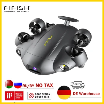 Многофункциональный инструмент для повышения производительности под водой FIFISH V6 EXPERT С камерой 4K UHD с оценкой глубины 100 м Vs / V6S / Dory Drone VR