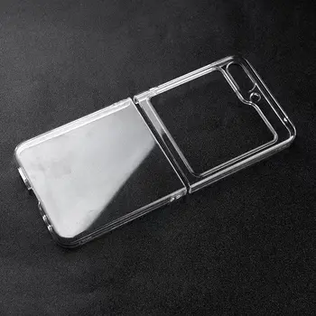Прозрачный противоударный чехол для Samsung Galaxy Z Flip 5 Чехол для ПК с защитой от детонации Жесткий чехол для Samsung Z Flip 5 чехол