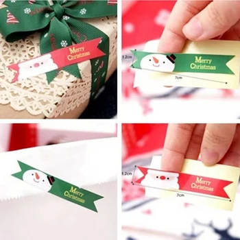 36 шт. Рождественские наклейки с Санта-Клаусом, печатная этикетка, изготовление открыток своими руками, скрапбукинг.