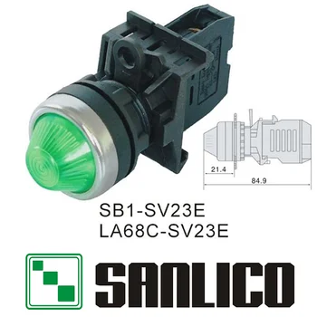 Индикаторная сигнальная лампа LA68C M22 SB1-SV23E Ø22 мм