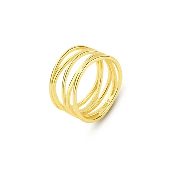 регулируемые кольца из стерлингового серебра 925 пробы для девочек, модные подходящие новинки из золота, обещающие тренды 2022 года, аксессуары y2k jewelry