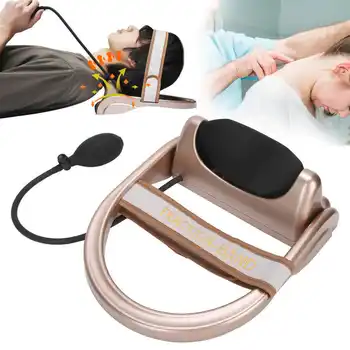 Надувной массажер для шейного отдела позвоночника, подушка для массажа шеи, электрический инструмент для массажа шейного отдела позвоночника, растяжитель для шеи