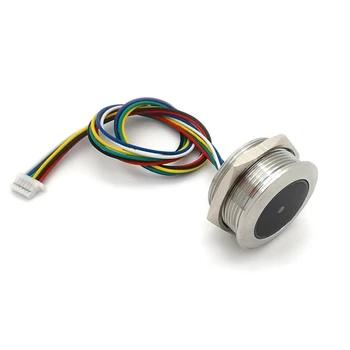 GM861 Металлическое светодиодное кольцо управления с индикаторной лампой Интерфейс UART 1D / 2D штрих-код Модуль считывания QR-кода штрих-кода