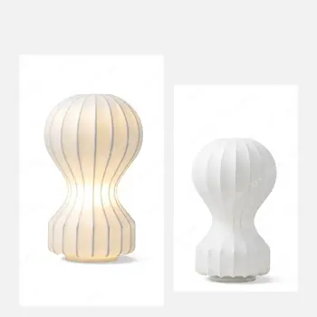 Итальянская настольная лампа Gatto silk, современный минималистичный выставочный зал отеля, кабинет в японском стиле, креативное украшение спальни, прикроватная лампа LED