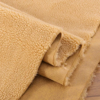 Модная ткань для одежды из зернистого плюша, осенне-зимнее пальто ручной работы, оптовая продажа ткани на метр для пошива