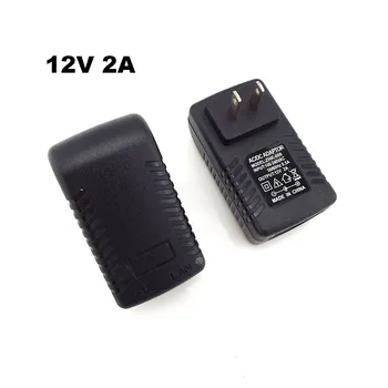 Источник питания PoE 12V 2A POE Инжектор Ethernet Адаптер для камеры видеонаблюдения Телефон США ЕС Настенная вилка D6