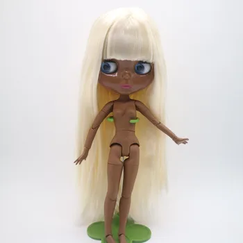 кукла blyth с обнаженным телом super black skin Factory doll Fashion doll 20181205