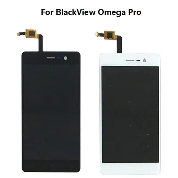 OEM Оригинал для Blackview Omega Pro с ЖКэкраном и цифровым преобразователем сенсорного экрана в сборе Черный Белый