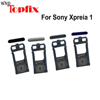 Для Sony Xperia 1 Лоток для SIM-карт, слот для держателя лотка для карт, адаптер для Sony, Запчасти для ремонта лотка для SIM-карт