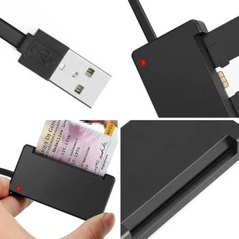 Устройство чтения смарт-карт USB Карта памяти IC ID Банковская карта EMV Электронный разъем для подключения SIM-карты для ПК