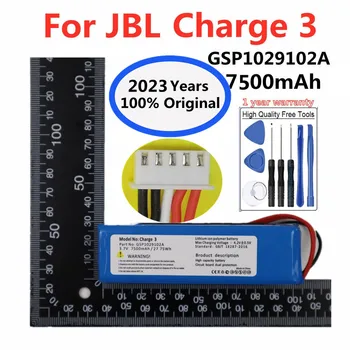 Новый 100% Оригинальный Аккумулятор Для Замены Динамика JBL Charge 3 Charge3 GSP102910A CS-JML330SL Аккумулятор Для Громкоговорителя 7500 мАч
