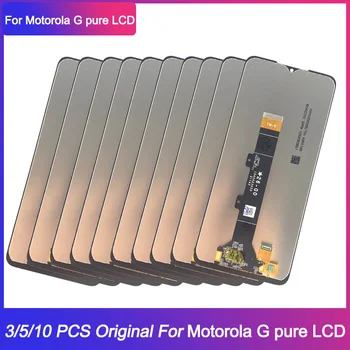 3/5/10 ШТ Оригинал Для Motorola G Pure ЖК-дисплей С Сенсорным Экраном В Сборе Замена Для Ремонта Motorola G Pure LCD