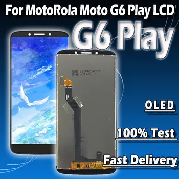 OLED-дисплей Для Motorola MOTO G6 Play ЖК-дисплей С сенсорным экраном и цифровым преобразователем В сборе ЖК-дисплей Для moto g 6 play