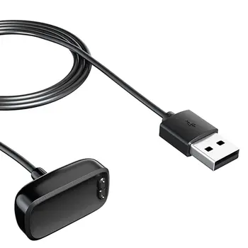 USB Зарядное Устройство Кабель Для Зарядки Смарт-часов Fitbit Charge 5 Сменный Кабель для Док-станции-подставки Адаптер для Fitbit Luxe