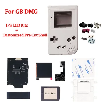 Комплекты ЖК-экранов GB IPS с корпусом IPS по индивидуальному заказу для GameBoy GB DMG 36 ретро-цветов с подсветкой высокой освещенности с корпусом shell