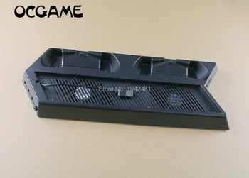 OCGAME для PS4 Pro, консоль PlayStation 4 Pro, Вертикальная подставка, держатель док-станции для PS4 Pro, охлаждающий вентилятор с двойной зарядной док-станцией