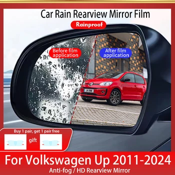 Полное покрытие противотуманной пленкой зеркала заднего вида для Фольксваген Фольксваген вверх! Škoda Citigo SEAT Mii 2011 ~ 2024 HD Зеркальная пленка Автомобильные аксессуары