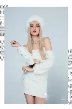 Новый зимний костюм bar bgo, интерактивная сумка для ночного клуба spice girl, модная одежда в рождественской атмосфере