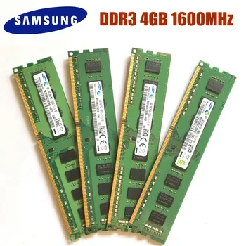 Samsung 4GB DDR3 PC3 PC3L 12800U DDR3 1600 МГЦ Оперативная память для настольных компьютеров Оперативная память для настольных компьютеров 4GB 1RX8 2RX8 PC3 PC3L 12800U DDR3 1600 МГЦ
