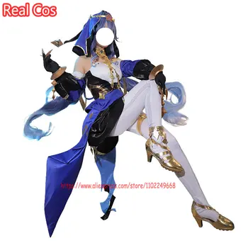 RealCos Genshin Impact Layla Косплей костюм для ролевых игр на Хэллоуин, праздничное платье, Наряды, Женский Экзотический игровой костюм