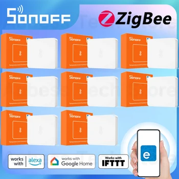 SONOFF SNZB-02 ZigBee Умный Датчик Температуры И Влажности, Внутренний Термометр, Гигрометр, Детектор Для Alexa Google Home, Приложение eWeLink