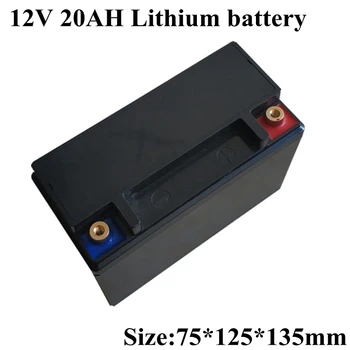 12v 20ah Литий-Ионный Аккумулятор Li Ion 18650 3s Bms Аккумуляторная Батарея для 250w Инвертор Уличного Освещения Camper Van + Зарядное устройство 3A
