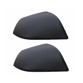 Для Tesla Model3 /Y Защитный чехол для зеркала заднего вида, Аксессуар из черненой углеродистой пайки, Декоративный Матовый черный