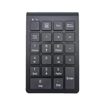22-клавишная мини-цифровая клавиатура, совместимая с Bluetooth 5,0, перезаряжаемая беспроводная цифровая клавиатура, портативная для бухгалтера.