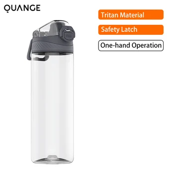 620 мл Тритановая Бутылка Для Воды Без BPA Прозрачная Герметичная Молочный Сок Портативные Путешествия Спорт Фитнес Летняя Чашка Для Холодной Воды Подарки