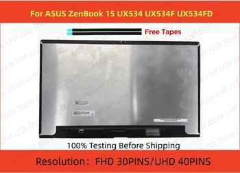 Оригинал Для ASUS ZenBook 15 UX534 UX534F UX534FD Замена Ноутбука В Сборе Панель ЖК-экрана FHD UHD Дисплей