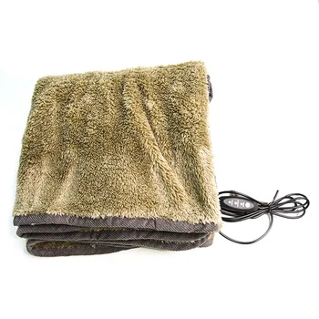 Зимнее электрическое одеяло с USB подогревом, теплое фланелевое автомобильное одеяло с напряжением 5 В, наколенник, шаль с подогревом, защита от холода, Сохраняйте