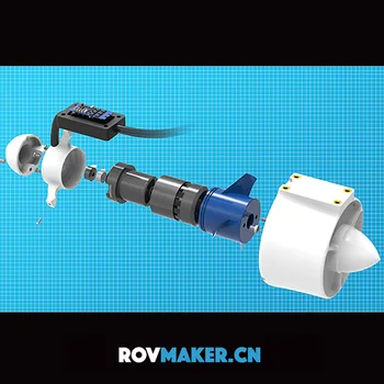 Подводный Пропеллер ROVMAKER Водонепроницаемый Мотоблок Питания Встроенный Электронный Регулятор Скорости с Положительным Разворотом 30A ESC ROV