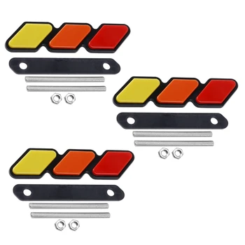 3X Трехцветный значок на решетке радиатора Toyota Tacoma 4Runner Highlander RAV4