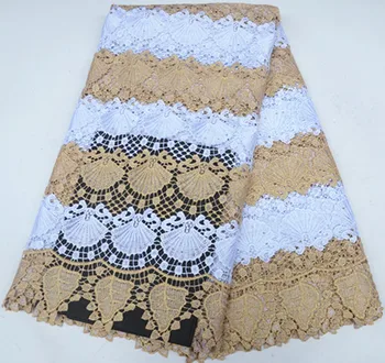 африканская шнуровая кружевная ткань африканская кружевная ткань высокого качества нигерийские кружевные ткани 5 ярдов гипюровая кружевная ткань для платья PS-Q227