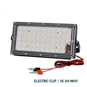 Крокодиловый Зажим Светодиодные Прожекторы 14 Вт DC12V LED Наружное Освещение Прожекторы Кемпинг Лампа Промышленный Свет Ночной Рынок Спортивная Лампа