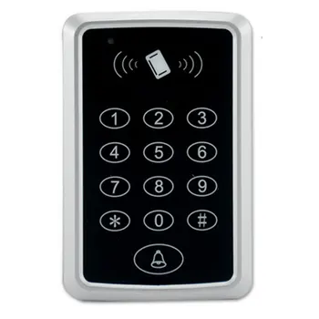 Контроль доступа по отпечатку пальца для дверного замка с помощью карты для прокрутки домашней безопасности с 10 брелками Прочный многофункциональный системный пароль