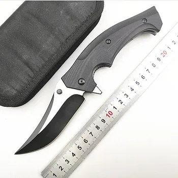 Складной нож KESIWO KH03 с лезвием D2 и ручкой G10 с шарикоподшипником, тактический карманный нож, универсальный нож для кемпинга, охоты и рыбалки на открытом воздухе.