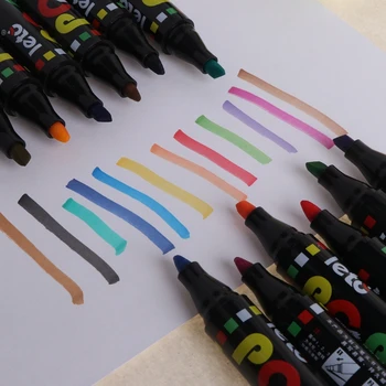 12-цветной маркер для белой доски, стираемая бумага, стекло для сухого стирания, ручка для записи 5 мм