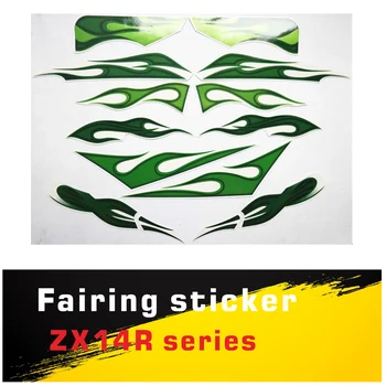 Защитите декоративные наклейки Новый мотоцикл Весь комплект автомобильных наклеек для Ninja ZX14R ZX 14R 2012-2013