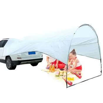 Тентовая палатка для задней двери Палатка для кемпинга для автомобилей Палатки для кемпинга Легкий автомобильный тент для кемпинга В чрезвычайных ситуациях